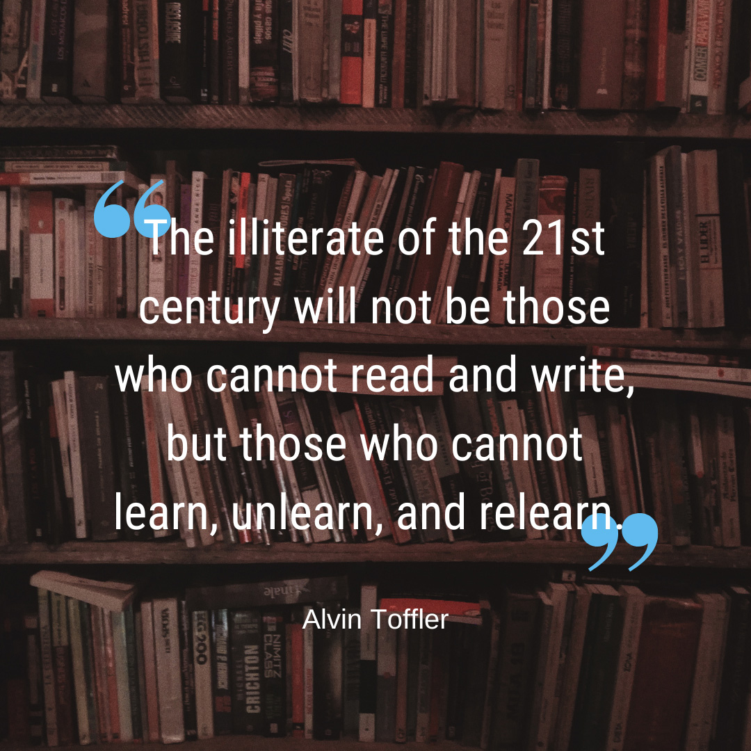 alvin toffler quote graphic
