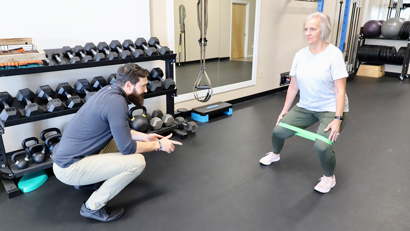 performing functional health test